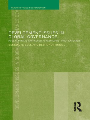cover image of Development Issues in Global Governance